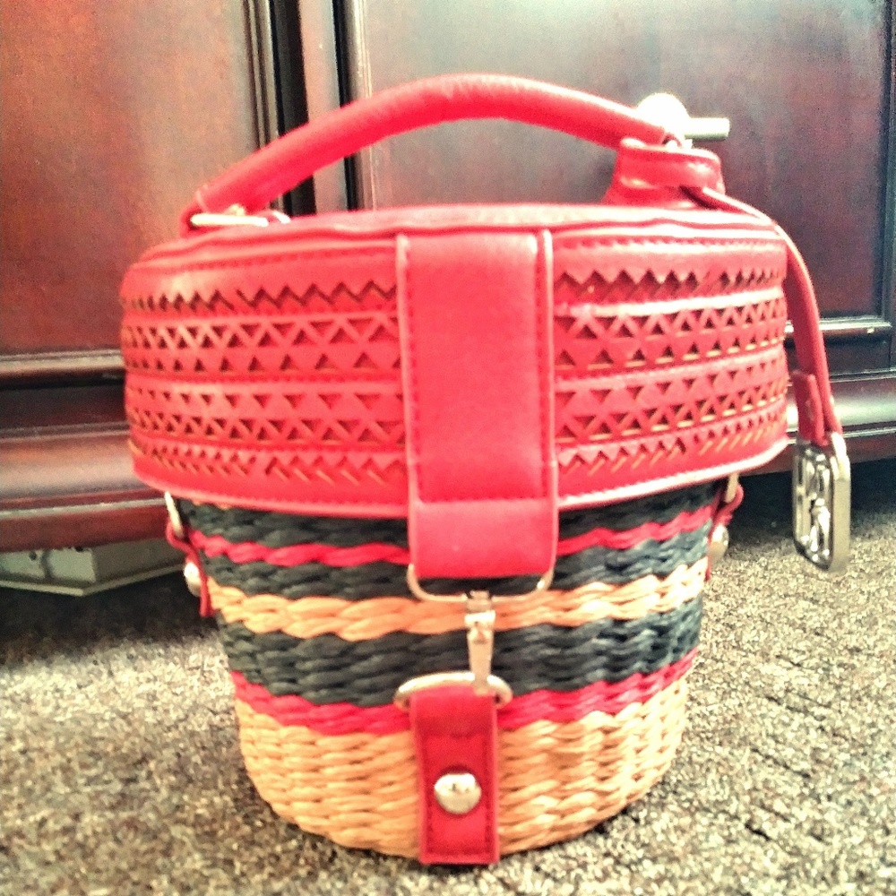 Urban Outfitters Bicycle Basket Handbag